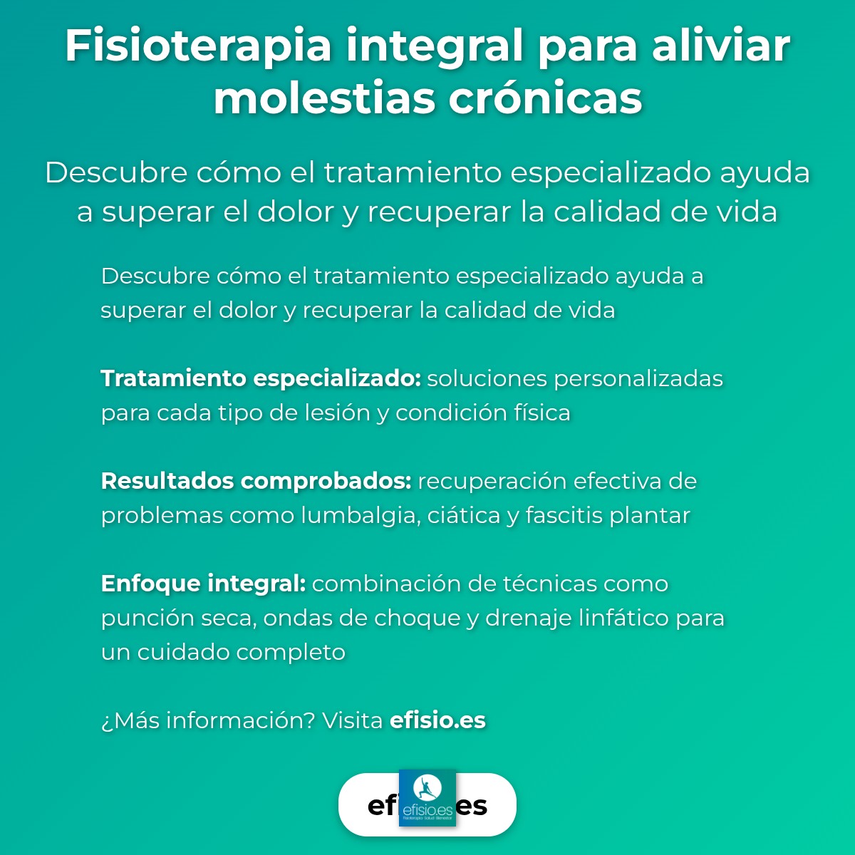 Imagen resumen sobre Adiós Dolor: Caso de Éxito Fisioterapia eFISIO