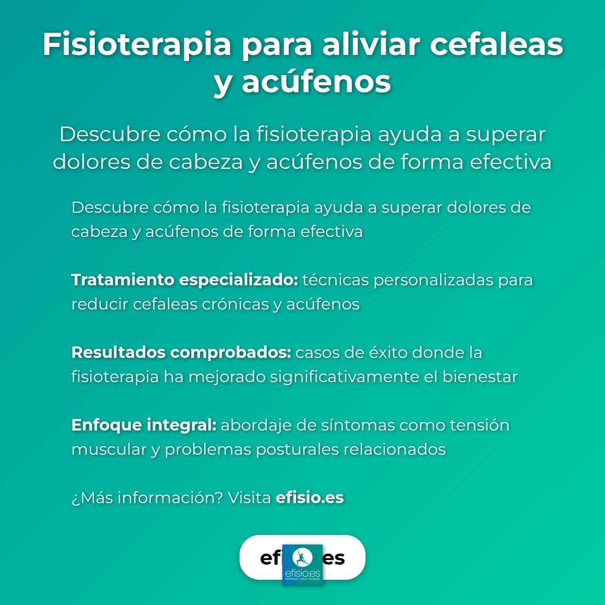 Imagen resumen sobre Alivio Cefaleas y Acúfenos: Caso de Éxito Fisioterapia