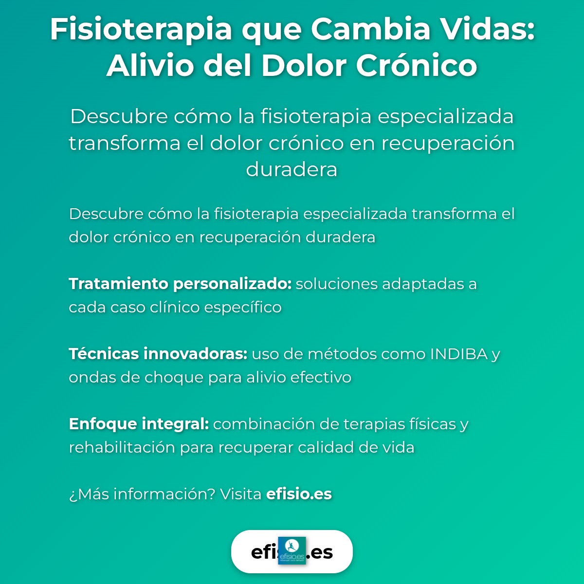 Imagen resumen sobre Alivio del Dolor Crónico: Un Caso de Éxito de Fisioterapia