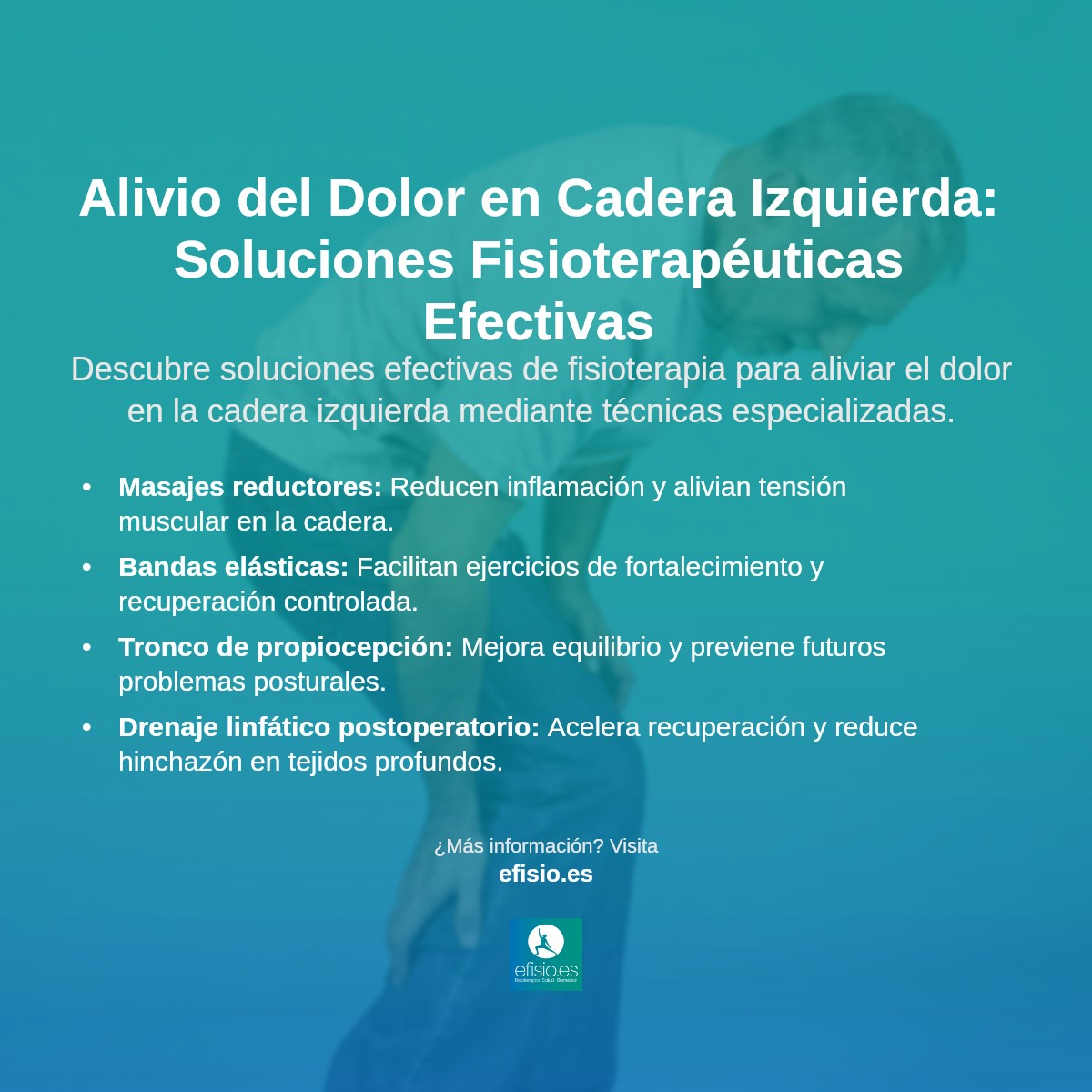 Imagen resumen sobre Alivio del Dolor en la Cadera Izquierda: Soluciones Efectivas de Fisioterapia