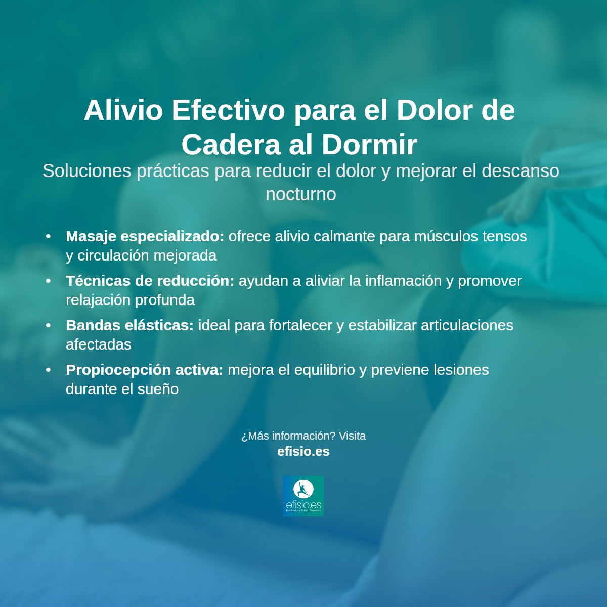 Imagen resumen sobre Alivio Nocturno: Soluciones Efectivas para el Dolor de Cadera al Dormir