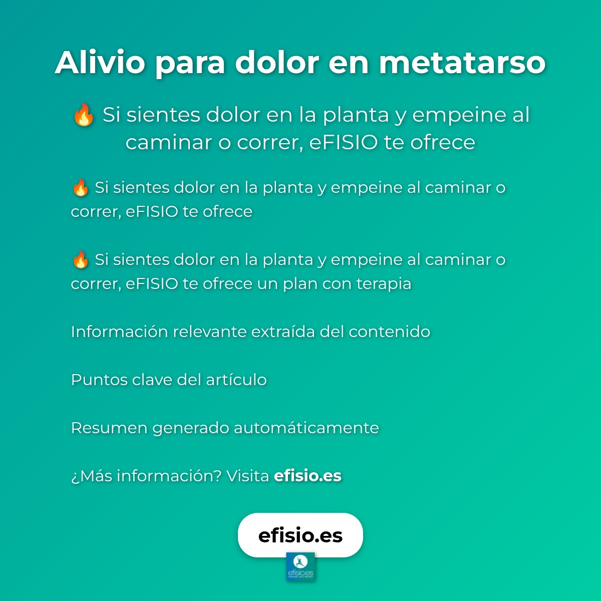 Alivio para dolor en metatarso