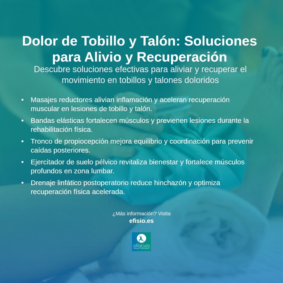 Imagen resumen sobre Alivio y Recuperación: Soluciones Efectivas para el Dolor de Tobillo y Talón