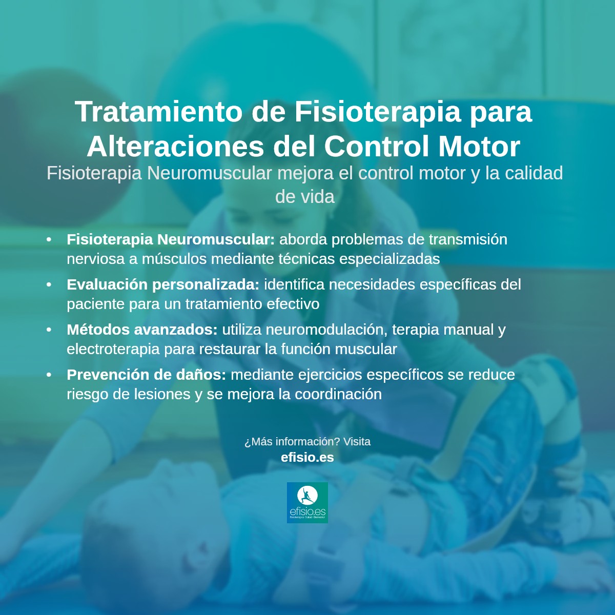 Imagen resumen sobre Alteraciones del control motor