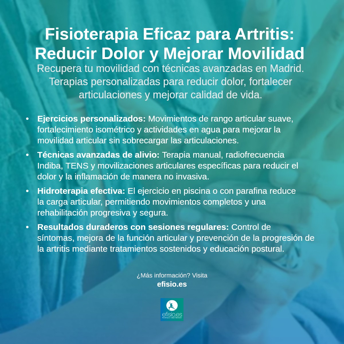 Imagen resumen sobre Artritis