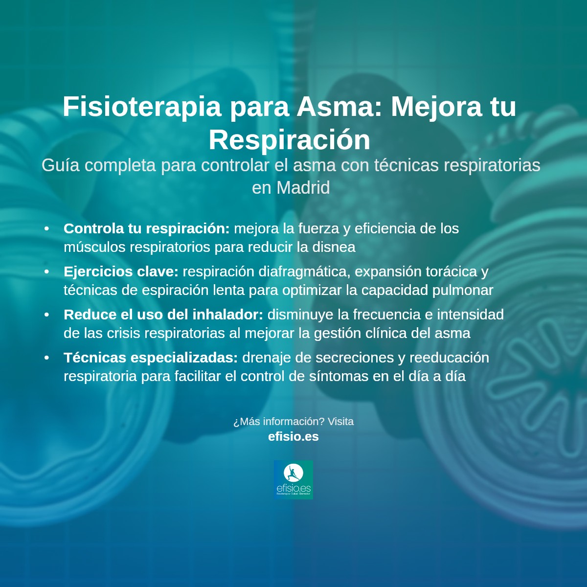 Imagen resumen sobre Asma