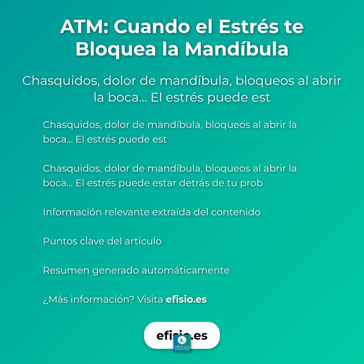 ¿Mandíbula Bloqueada? Desbloquéala Tú Mismo