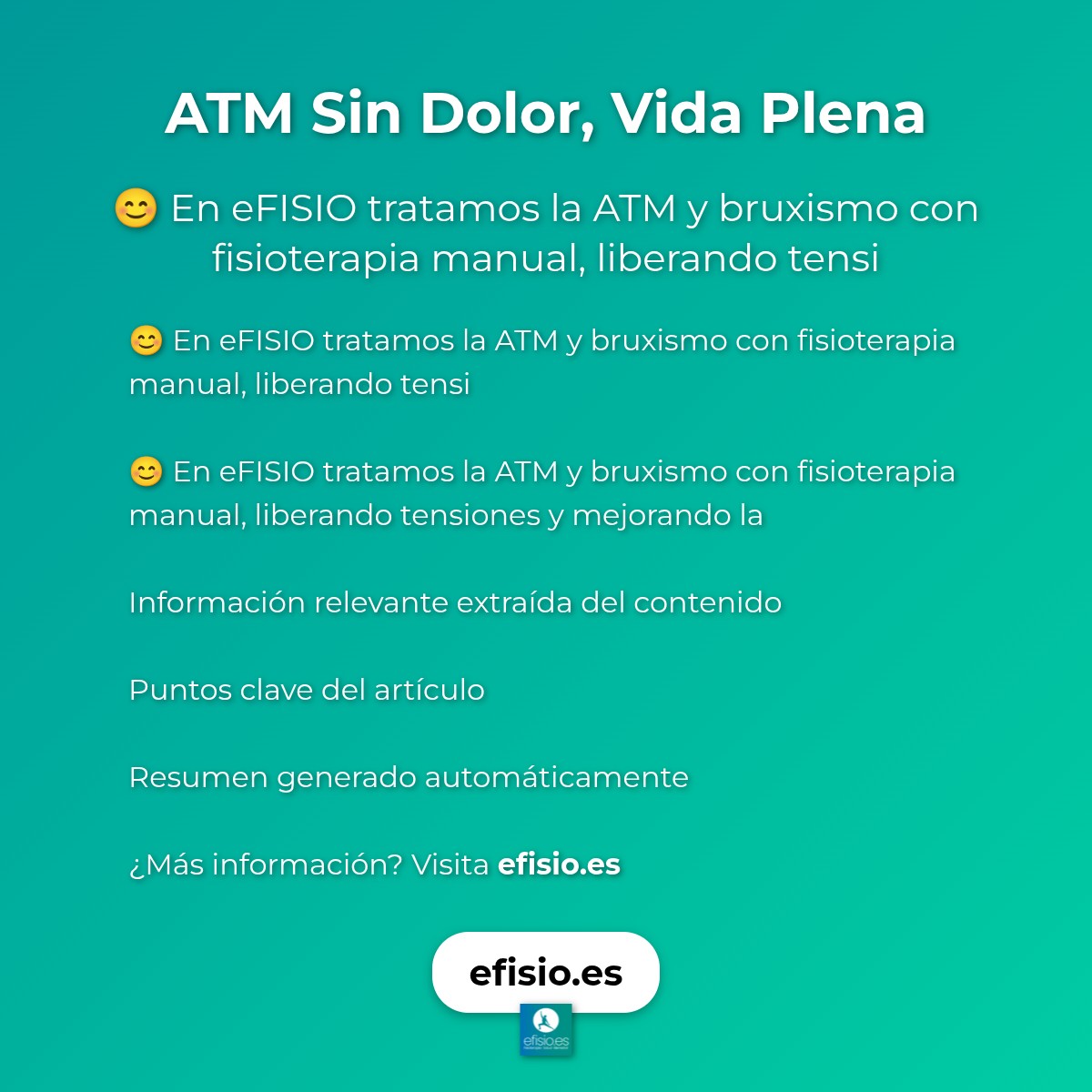 ATM Sin Dolor, Vida Plena