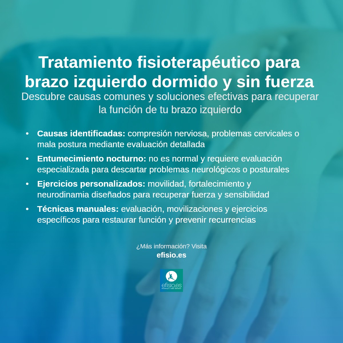 Imagen resumen sobre Brazo izquierdo dormido y sin fuerza