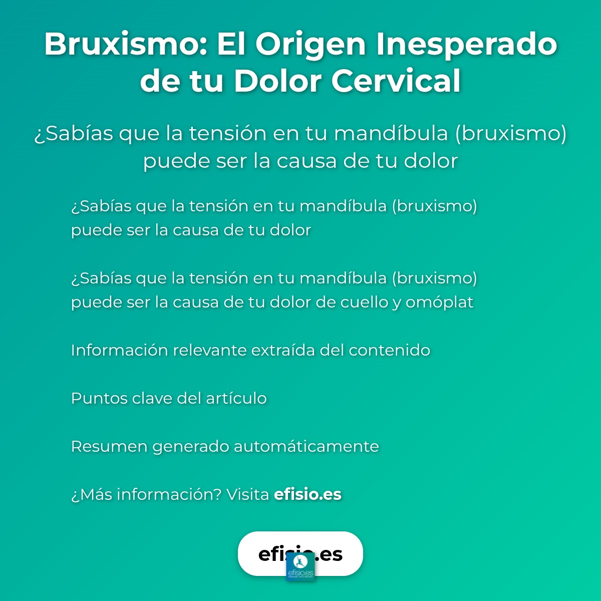Bruxismo: El Origen Inesperado de tu Dolor Cervical