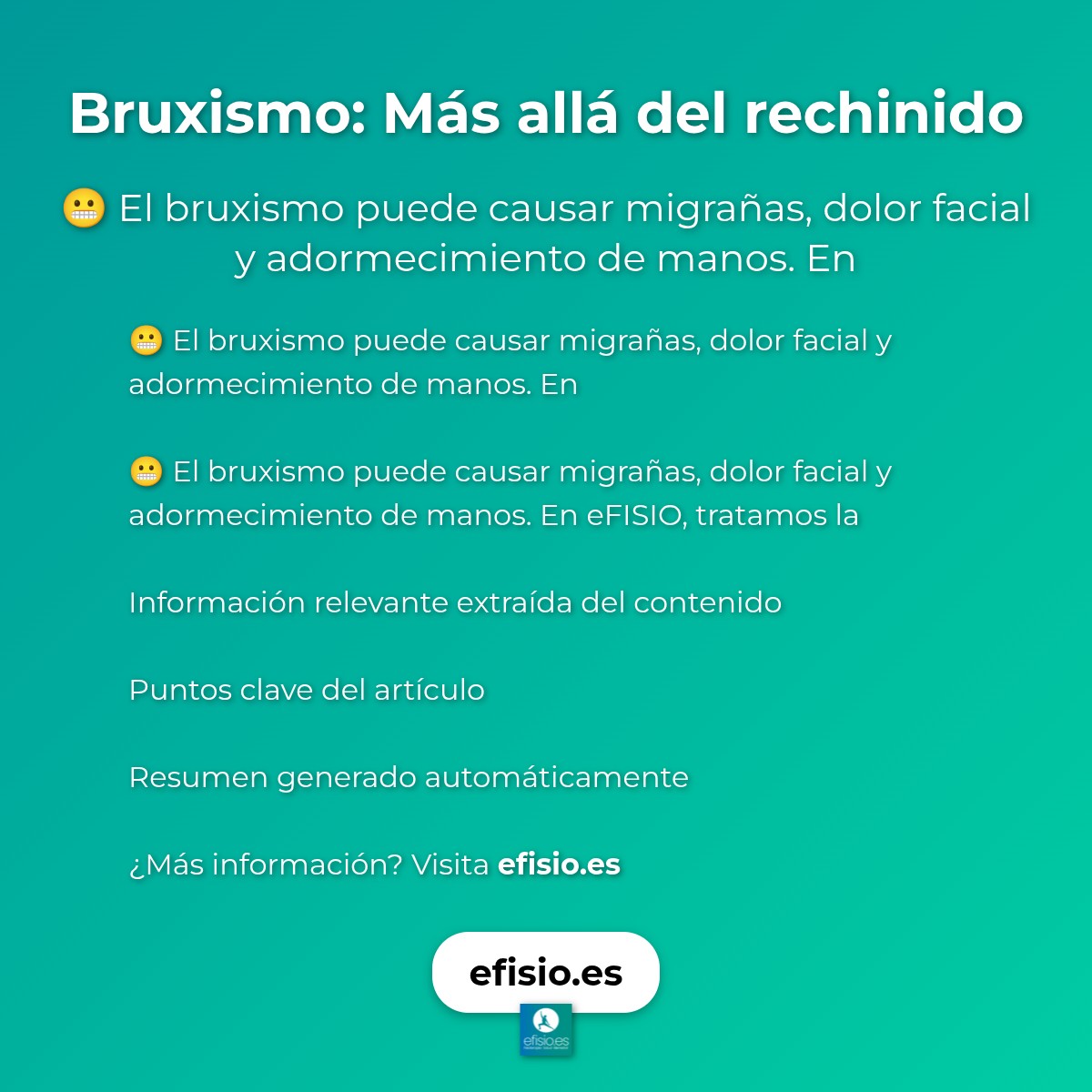 Más allá del bruxismo: La tensión cervical que no te deja en paz