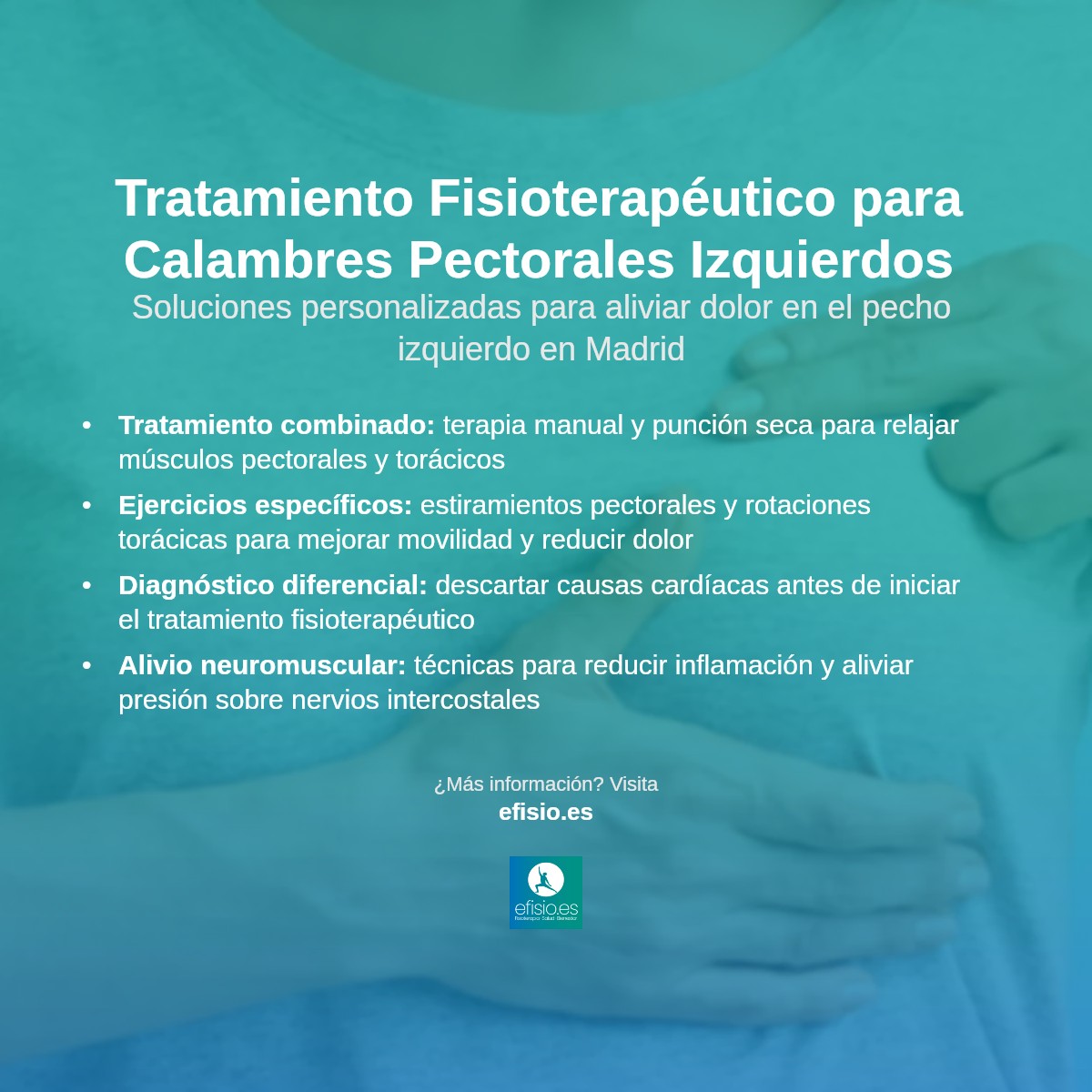 Imagen resumen sobre Calambres en el pecho izquierdo