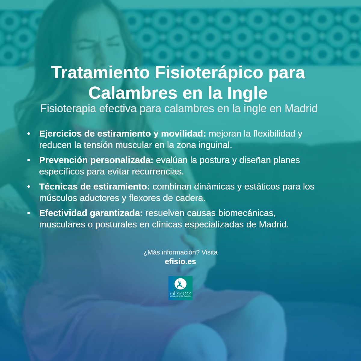 Imagen resumen sobre Calambres en las ingles