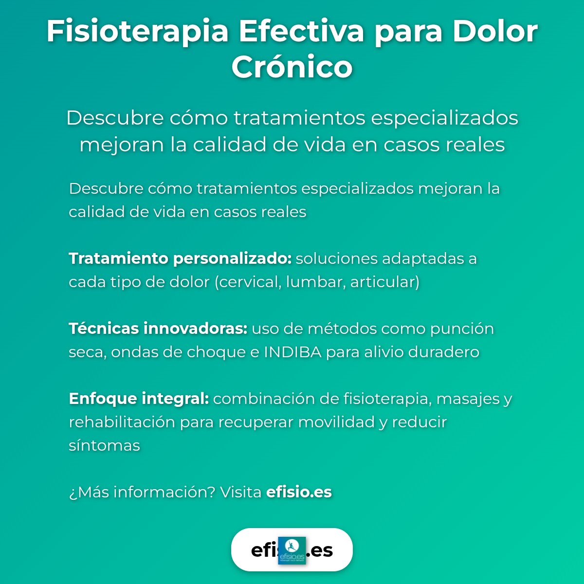 Imagen resumen sobre Caso de Éxito Fisioterapia: Mejora del Dolor Crónico