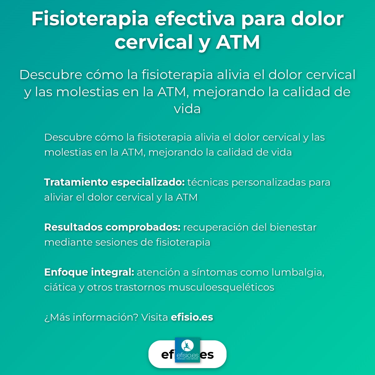 Imagen resumen sobre Caso de Éxito: Fisioterapia para Dolor Cervical y ATM