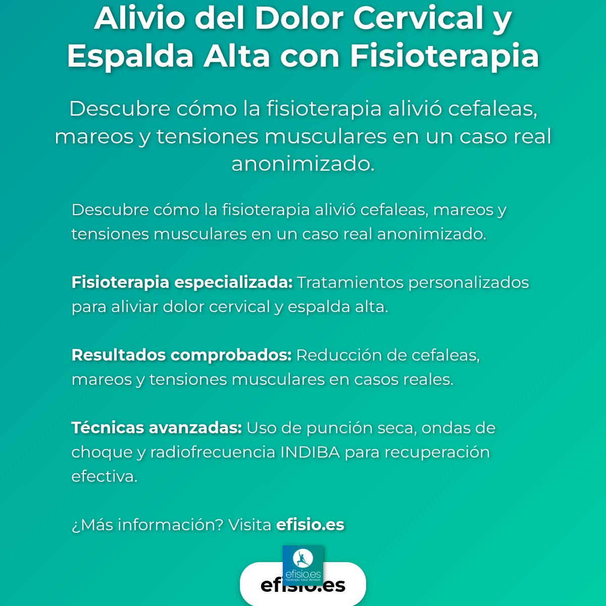Imagen resumen sobre Caso Éxito: Dolor Cervical y Espalda Alta