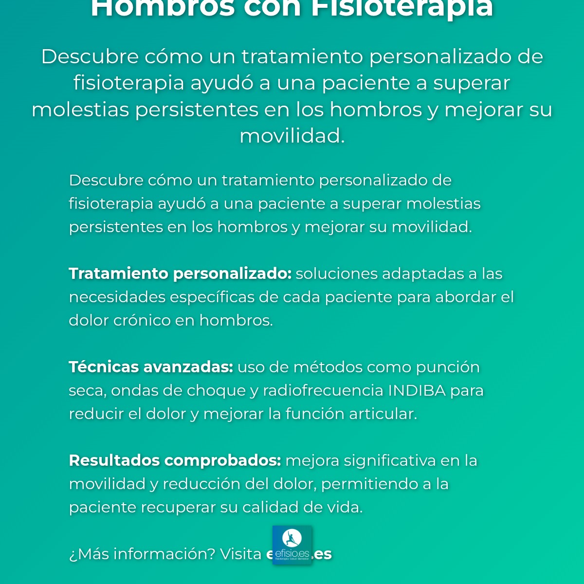 Imagen resumen sobre Caso Éxito: Dolor Crónico en Hombros con Fisioterapia
