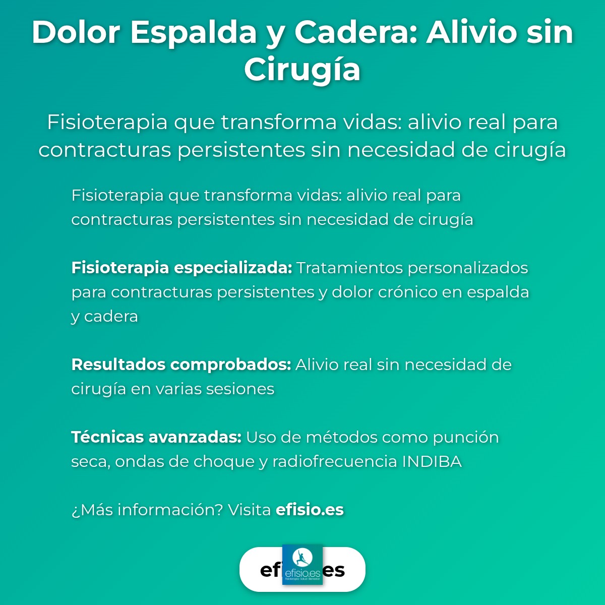 Imagen resumen sobre Caso Éxito: Dolor Espalda y Cadera