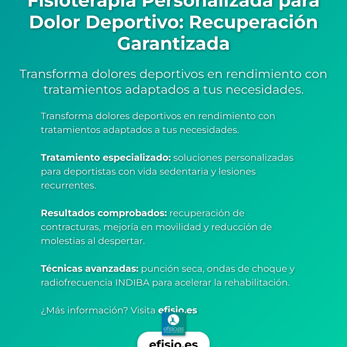 Imagen resumen sobre Caso Éxito: Fisioterapia para Dolores Deportivos