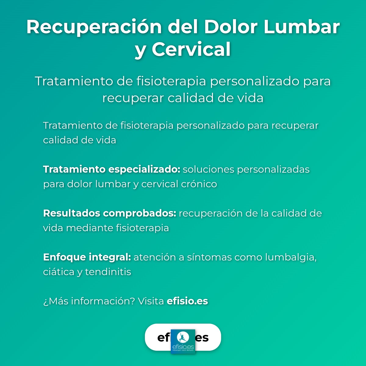 Imagen resumen sobre Caso Éxito Fisioterapia: Recuperación del Dolor Lumbar y Cervical