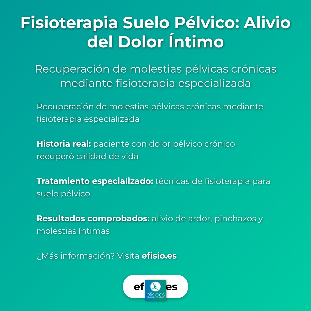 Imagen resumen sobre Caso Éxito: Fisioterapia Suelo Pélvico Dolor Íntimo