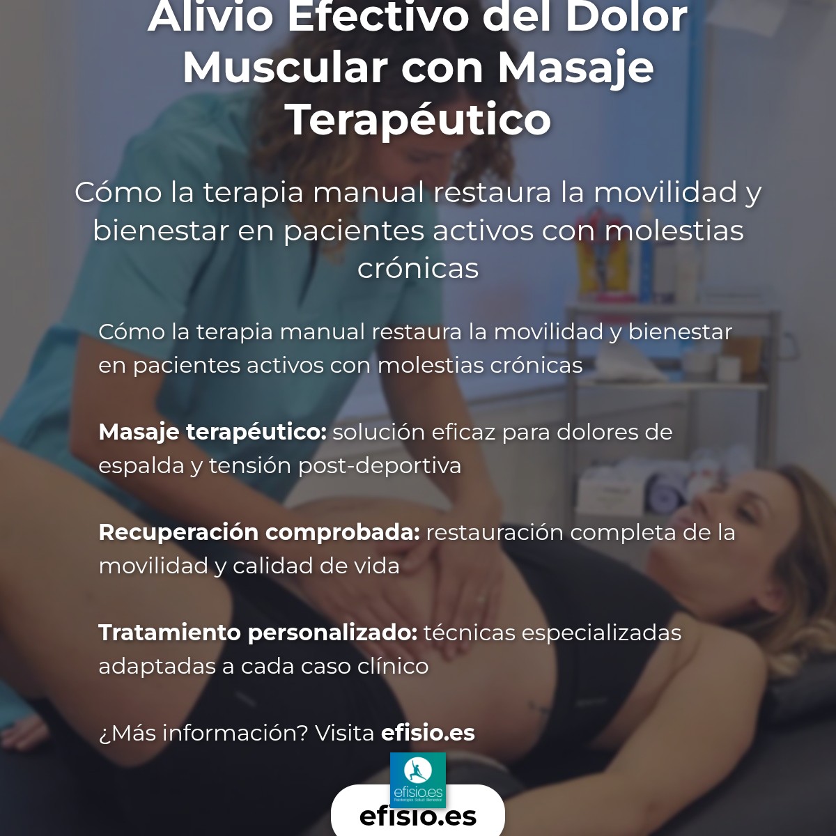 Imagen resumen sobre Caso Éxito: Masaje Terapéutico para Dolores Musculares