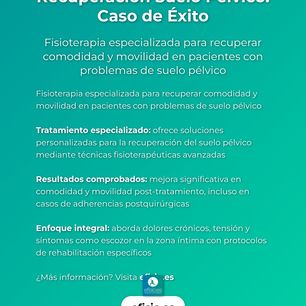 Imagen resumen sobre Caso Éxito: Recuperación Suelo Pélvico