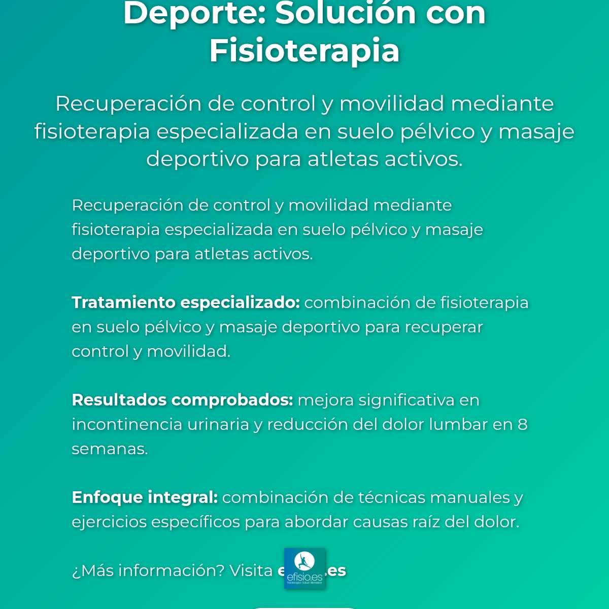 Imagen resumen sobre Caso Éxito: Suelo Pélvico y Dolor Lumbar Deporte