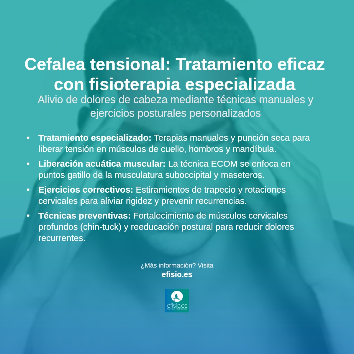 Imagen resumen sobre Cefalea tensional