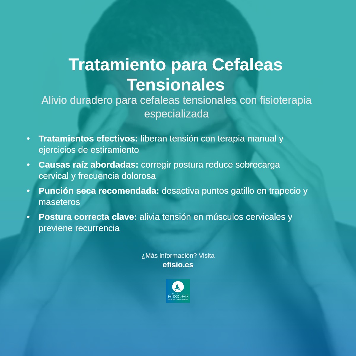 Imagen resumen sobre Cefaleas tensionales