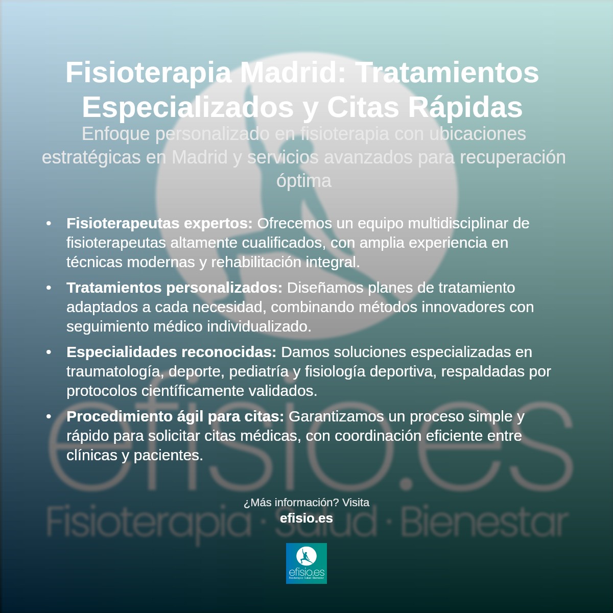 Imagen resumen sobre Centro de Fisioterapia Madrid
