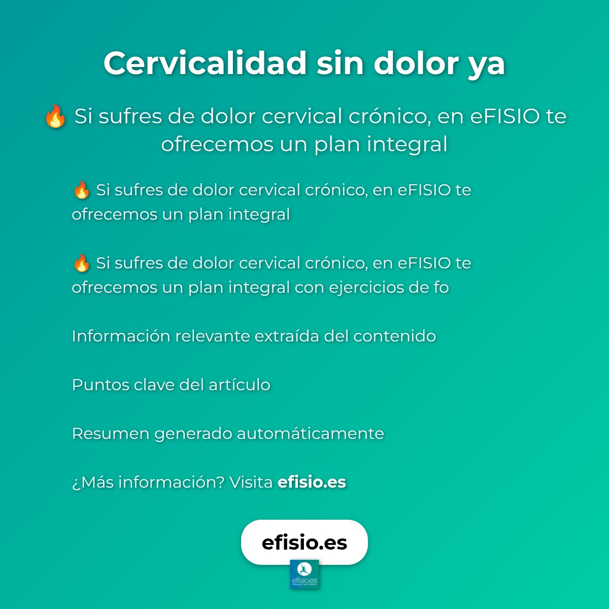 Cervicalidad sin dolor ya