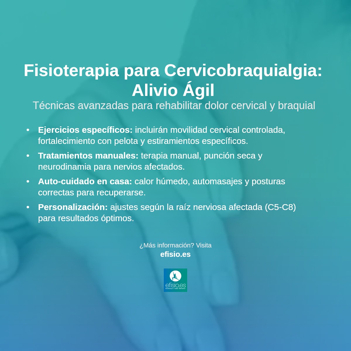 Imagen resumen sobre Cervicobraquialgia