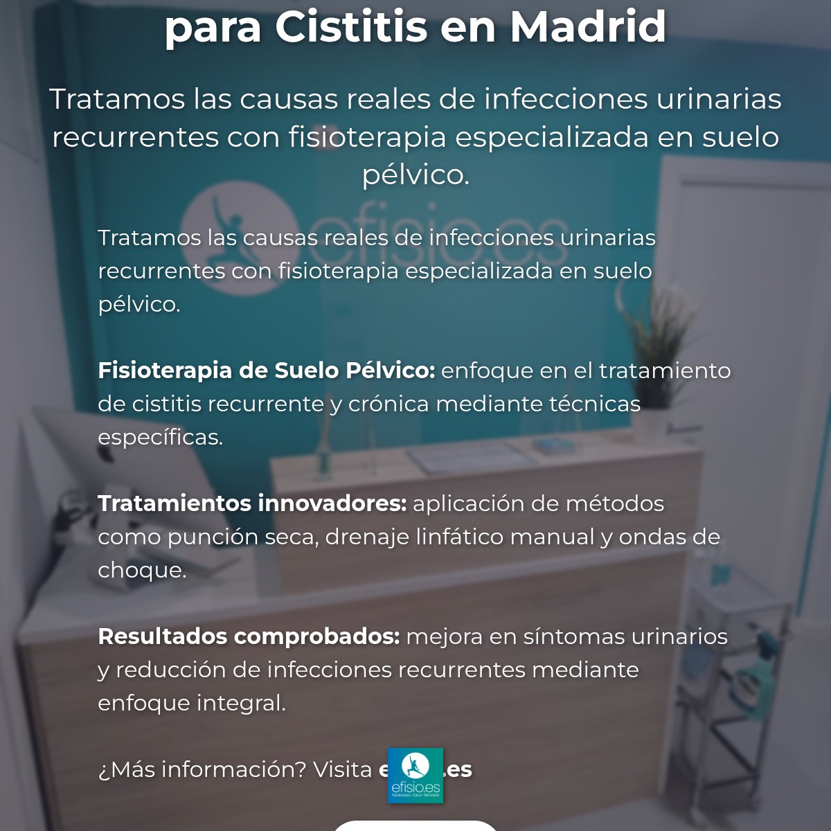 Imagen resumen sobre Cistitis