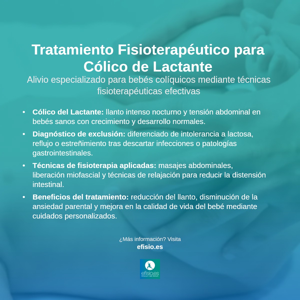 Imagen resumen sobre Cólico del Lactante