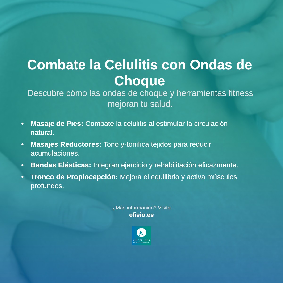 Imagen resumen sobre Como combatir la Celulitis con Ondas de choque