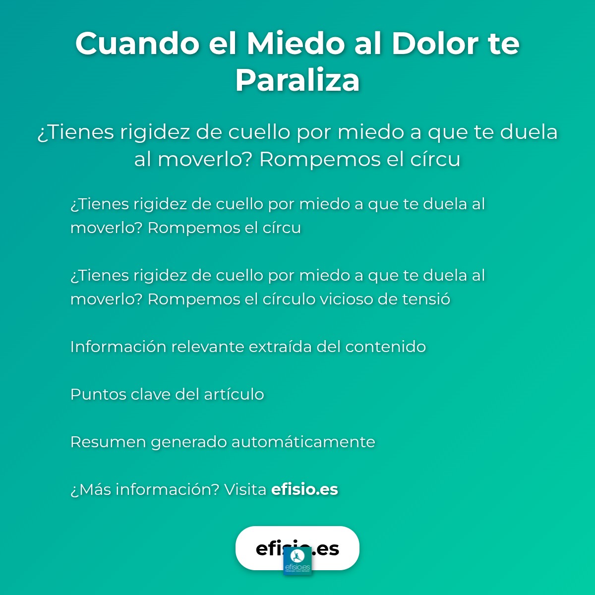 Cuando el Miedo al Dolor te Paraliza