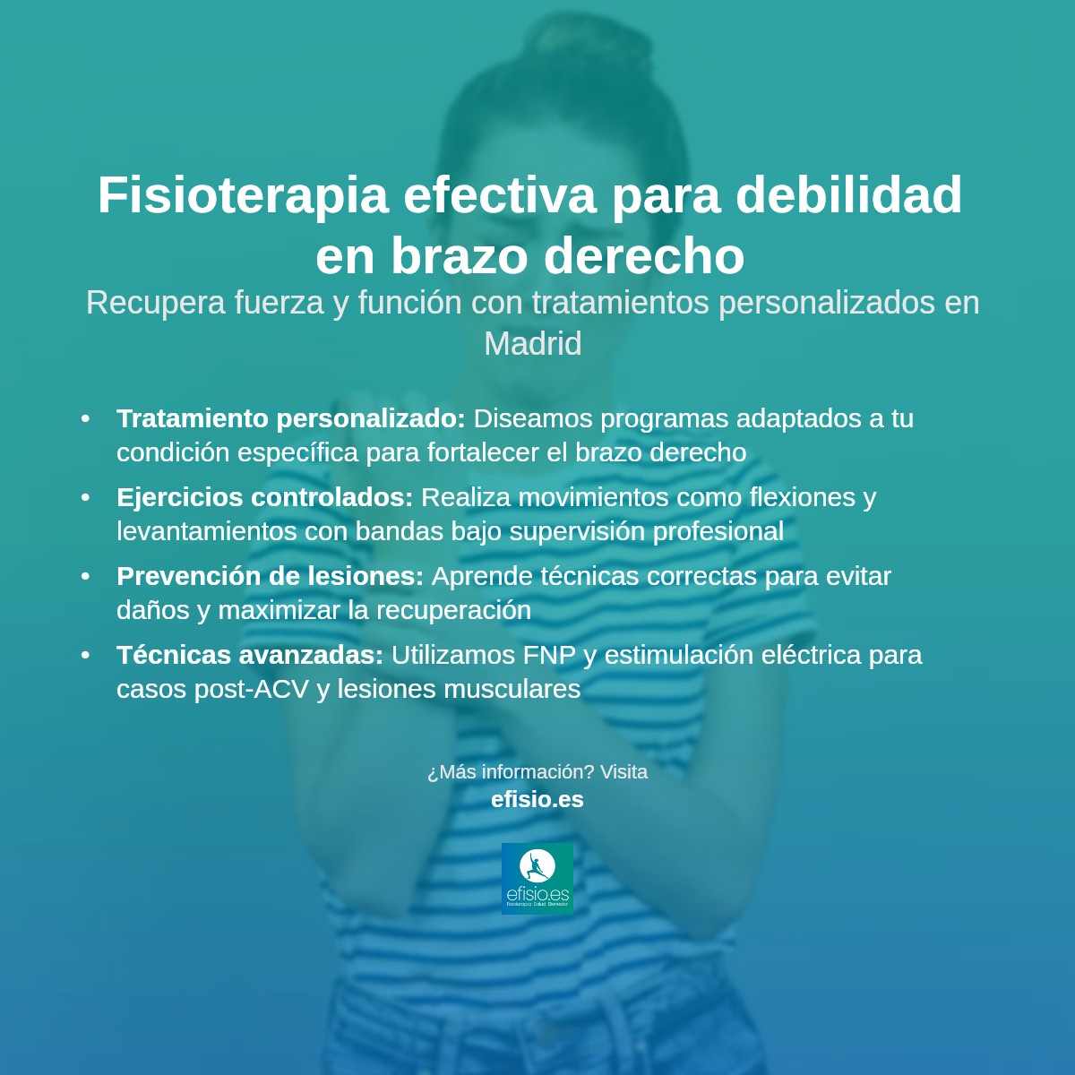 Imagen resumen sobre Debilidad en el brazo derecho