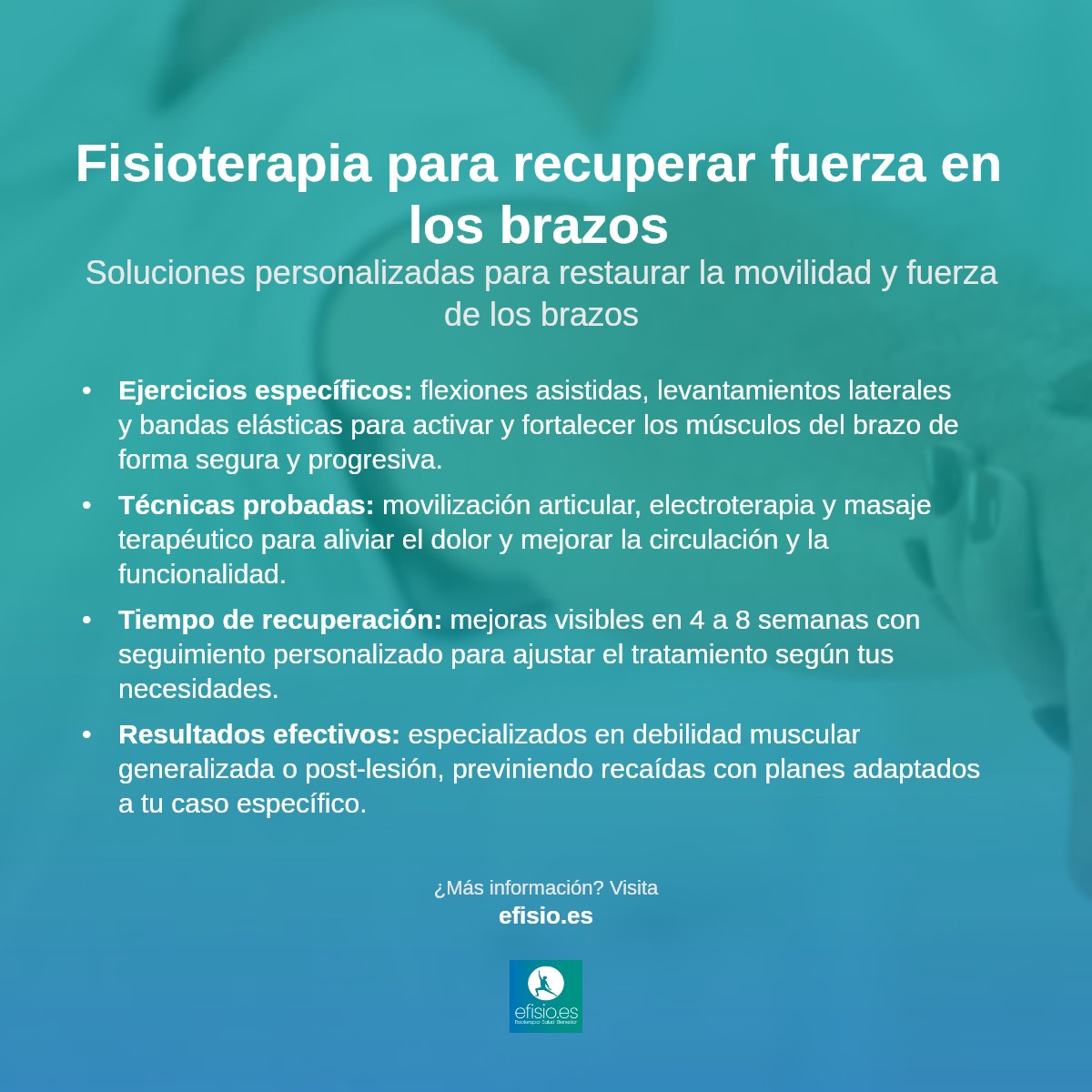 Imagen resumen sobre Debilidad en los brazos