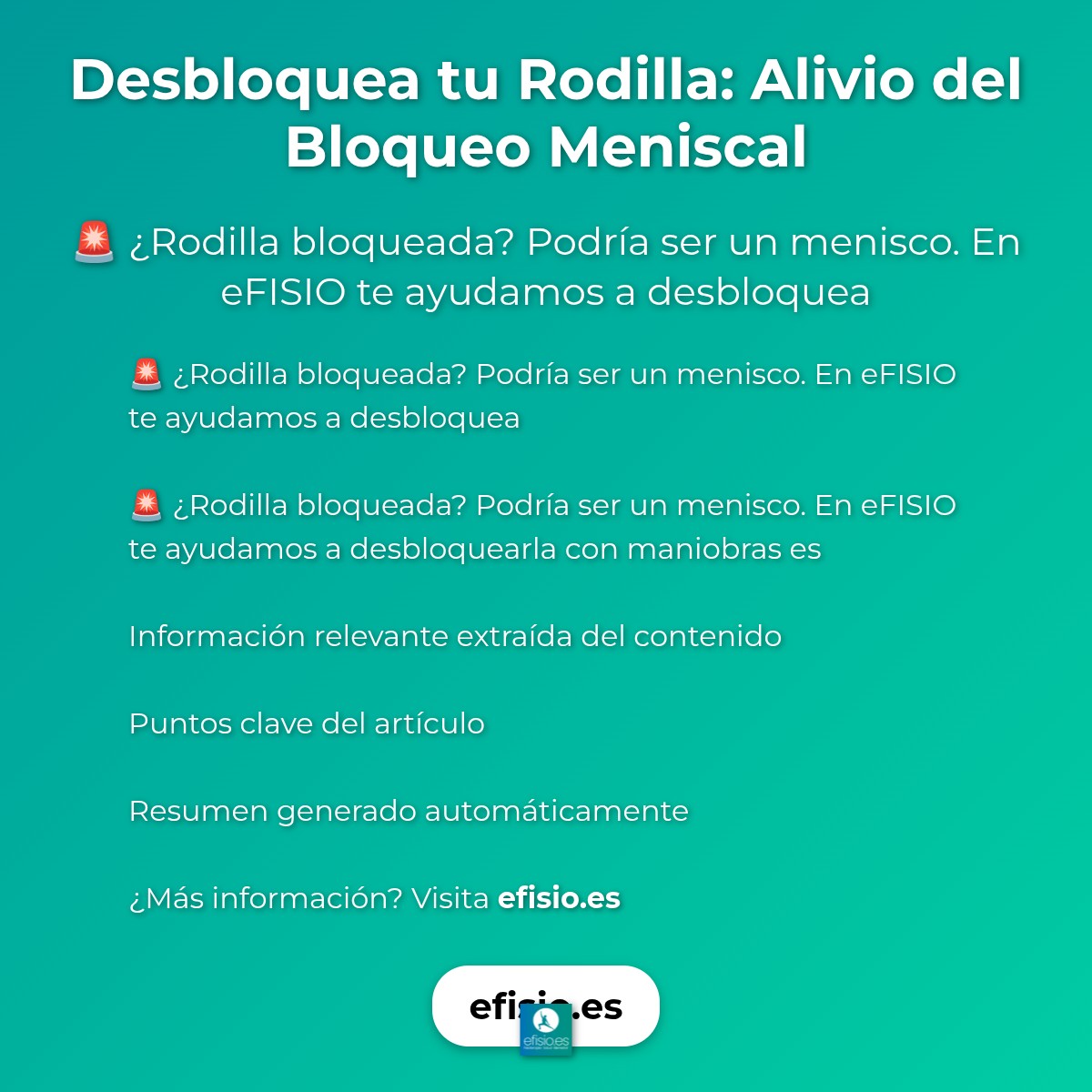 Desbloquea tu Rodilla: Alivio del Bloqueo Meniscal