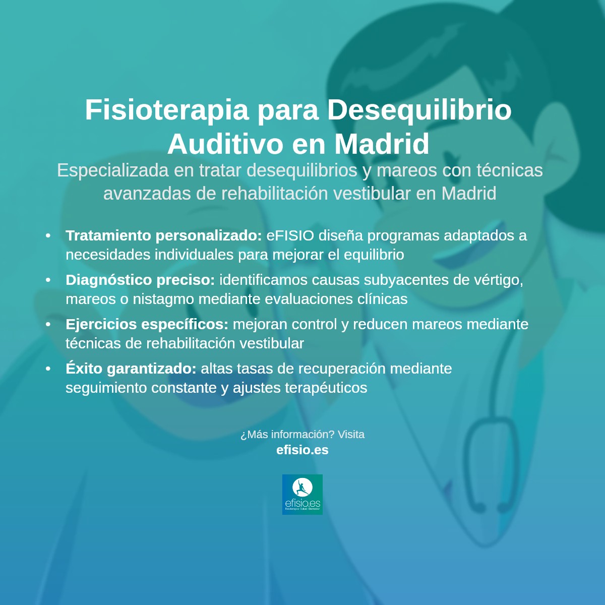 Imagen resumen sobre Desequilibrio Asociado a Problemas Auditivos