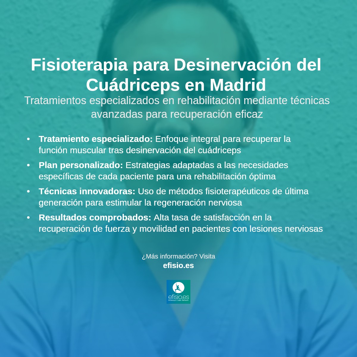 Imagen resumen sobre Desinervación del cuádriceps