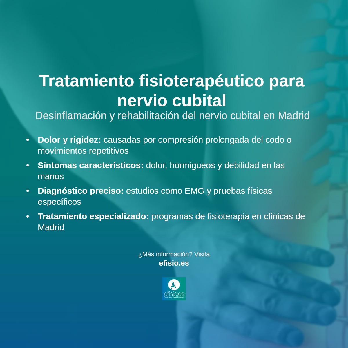 Imagen resumen sobre Desinflamar nervio cubital