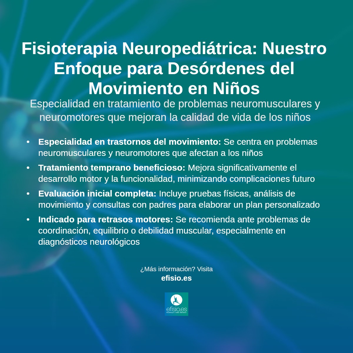 Imagen resumen sobre Desórdenes del Movimiento en Niños