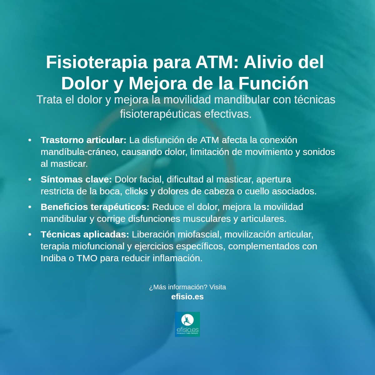 Imagen resumen sobre Disfunción de ATM