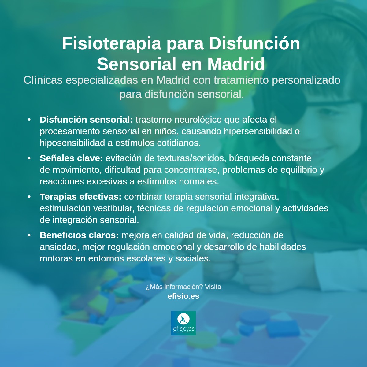 Imagen resumen sobre Disfunción Sensorial