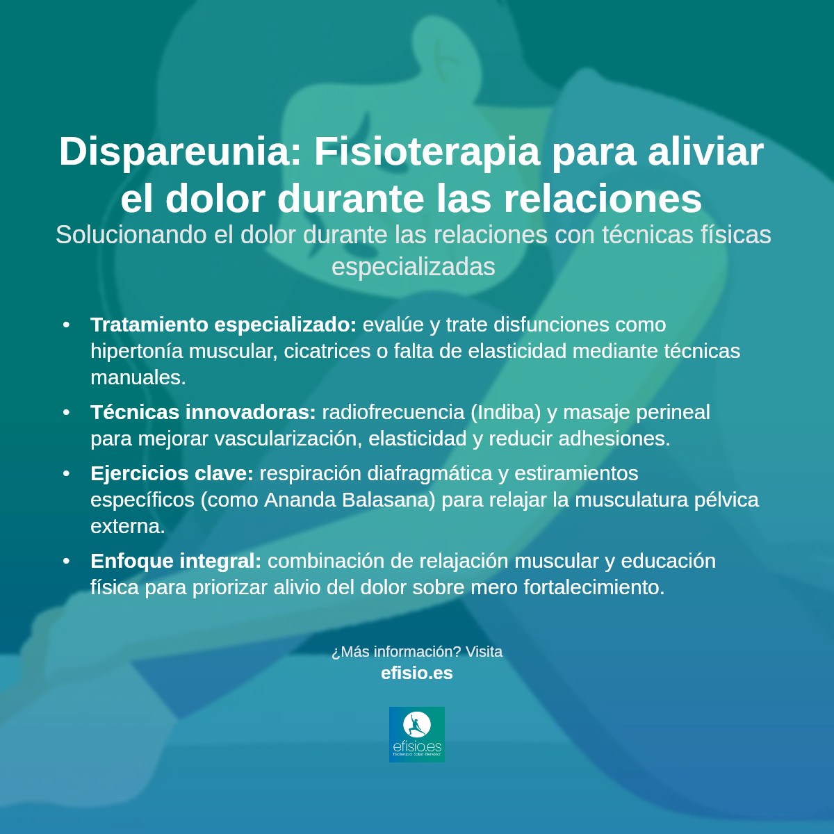 Imagen resumen sobre Dispareunia