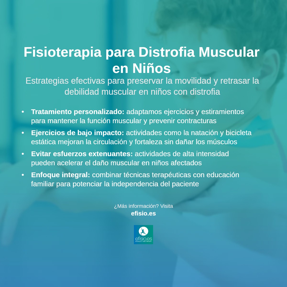 Imagen resumen sobre Distrofia Muscular en Niños