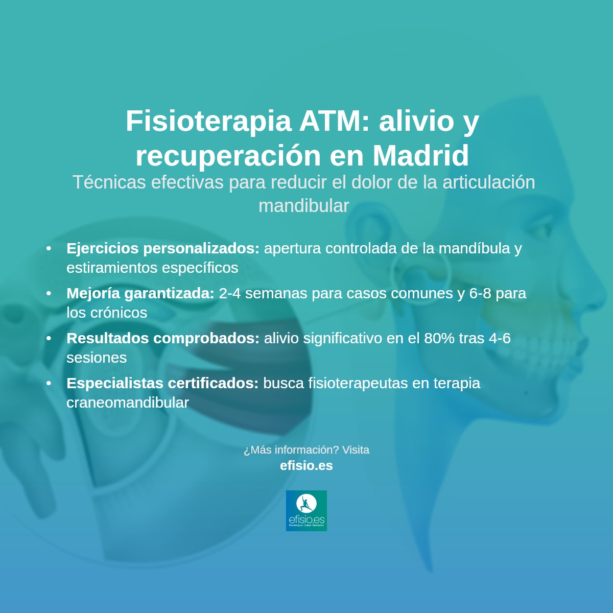 Imagen resumen sobre Dolor ATM