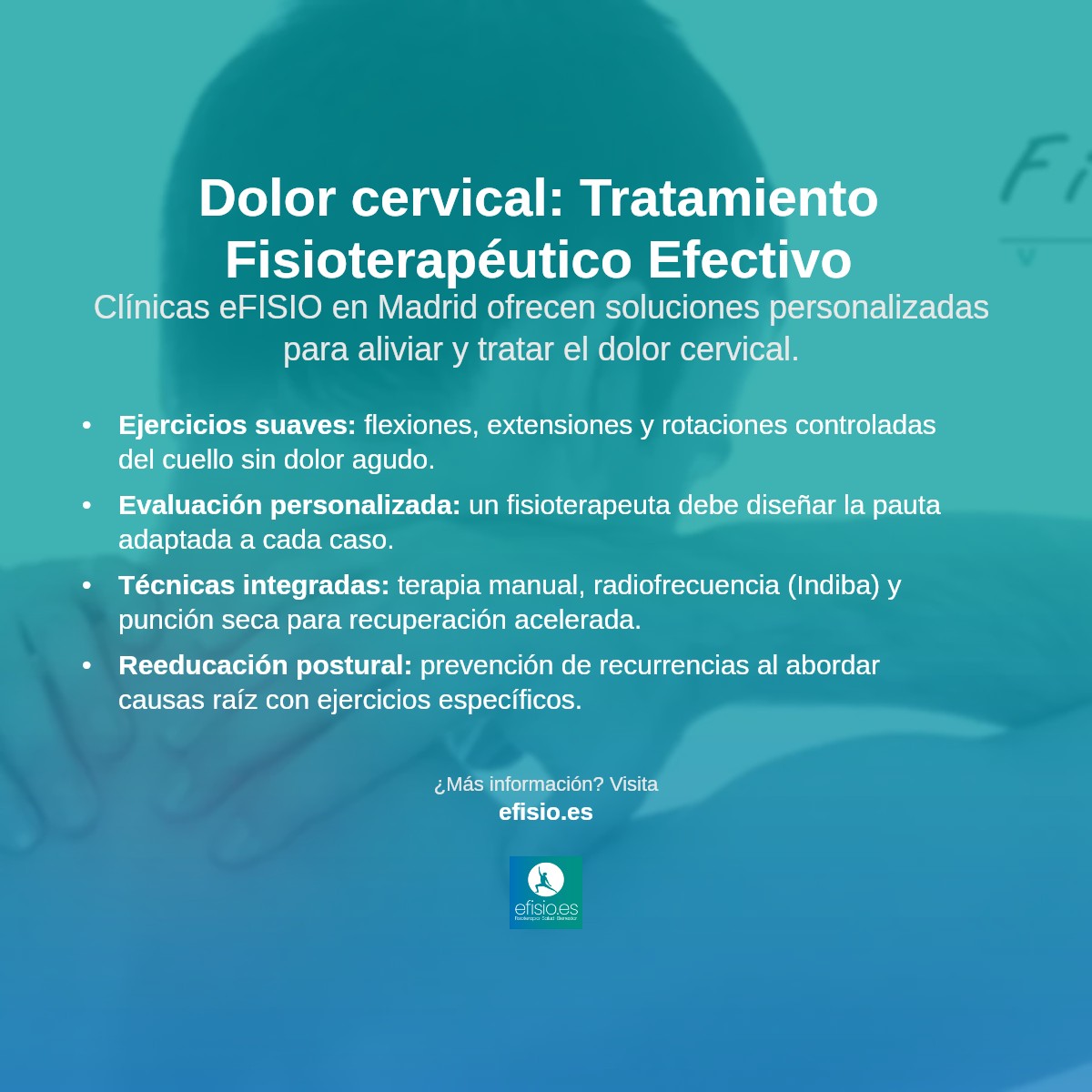 Imagen resumen sobre Dolor cervical